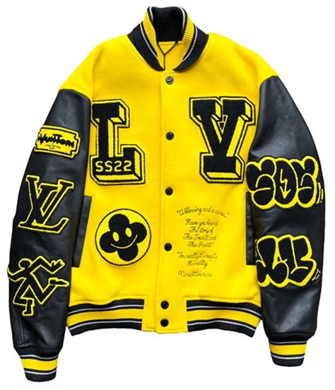 louis vuitton bomber jacket yellow|louis vuitton bomber jacket men.